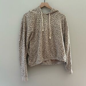 American Eagle Leopard Print Hoodie